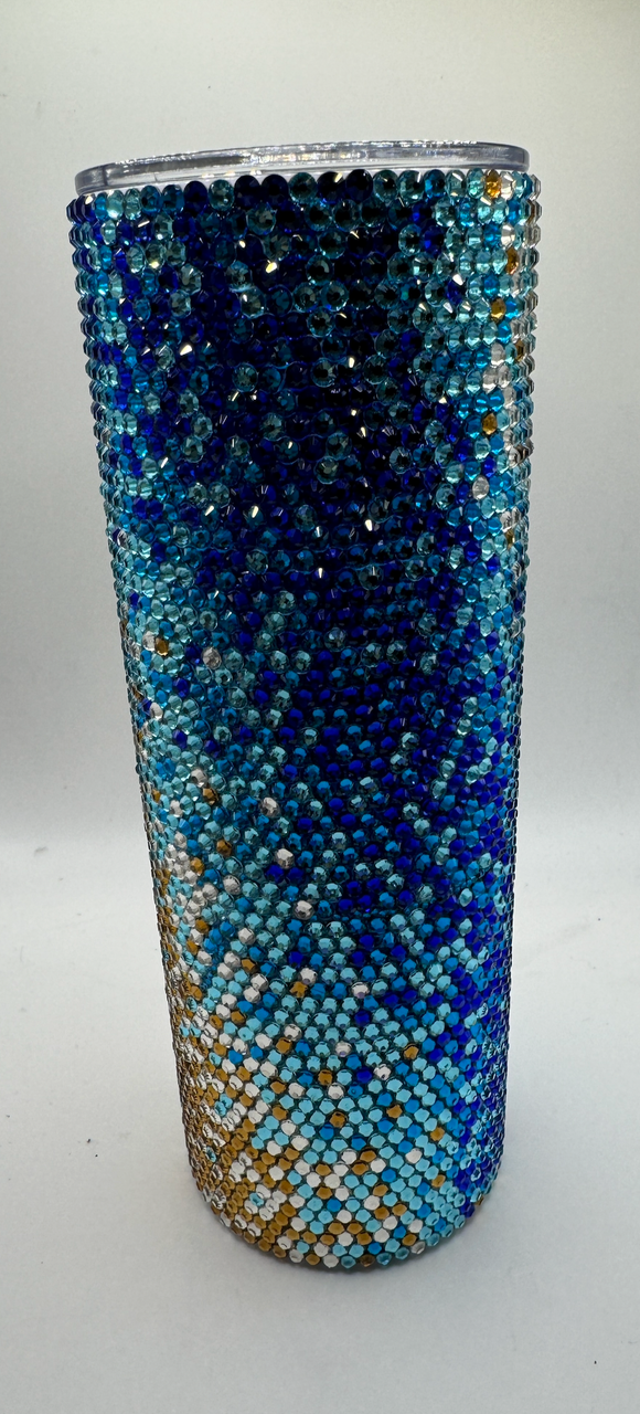 Beach Rhinestone Tumbler