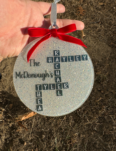 Scrabble Ornament